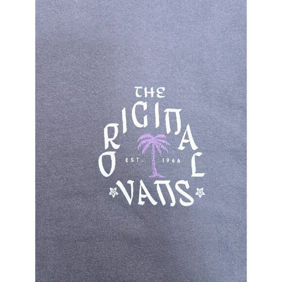 Vans Mens Charcoal Gray Graphic Medium T-Shirt With "The Original Vans" - Picture 5 of 7